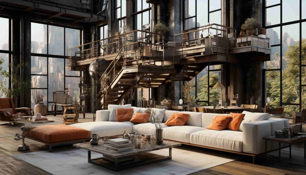 ruime Industriële loft